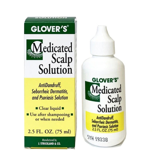GLOVER’S MEDICATED SCALP SOLUTION 2.5 OZ.