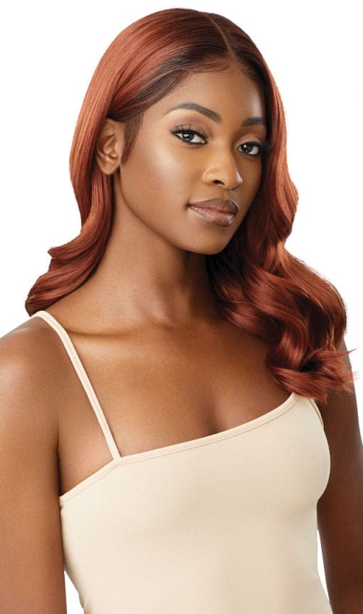 OUTRE SYNTHETIC MELTED HAIRLINE LACE FRONT WIG ADURINA