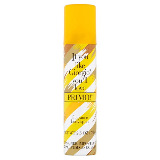 DESIGNER IMPOSTER PRIMO FRAGRANCE BODY SPRAY .5OZ