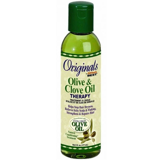 ORGANICS BY AFRICA'S BEST OLIVE & CLOVE OIL THERAPY 6 OZ.