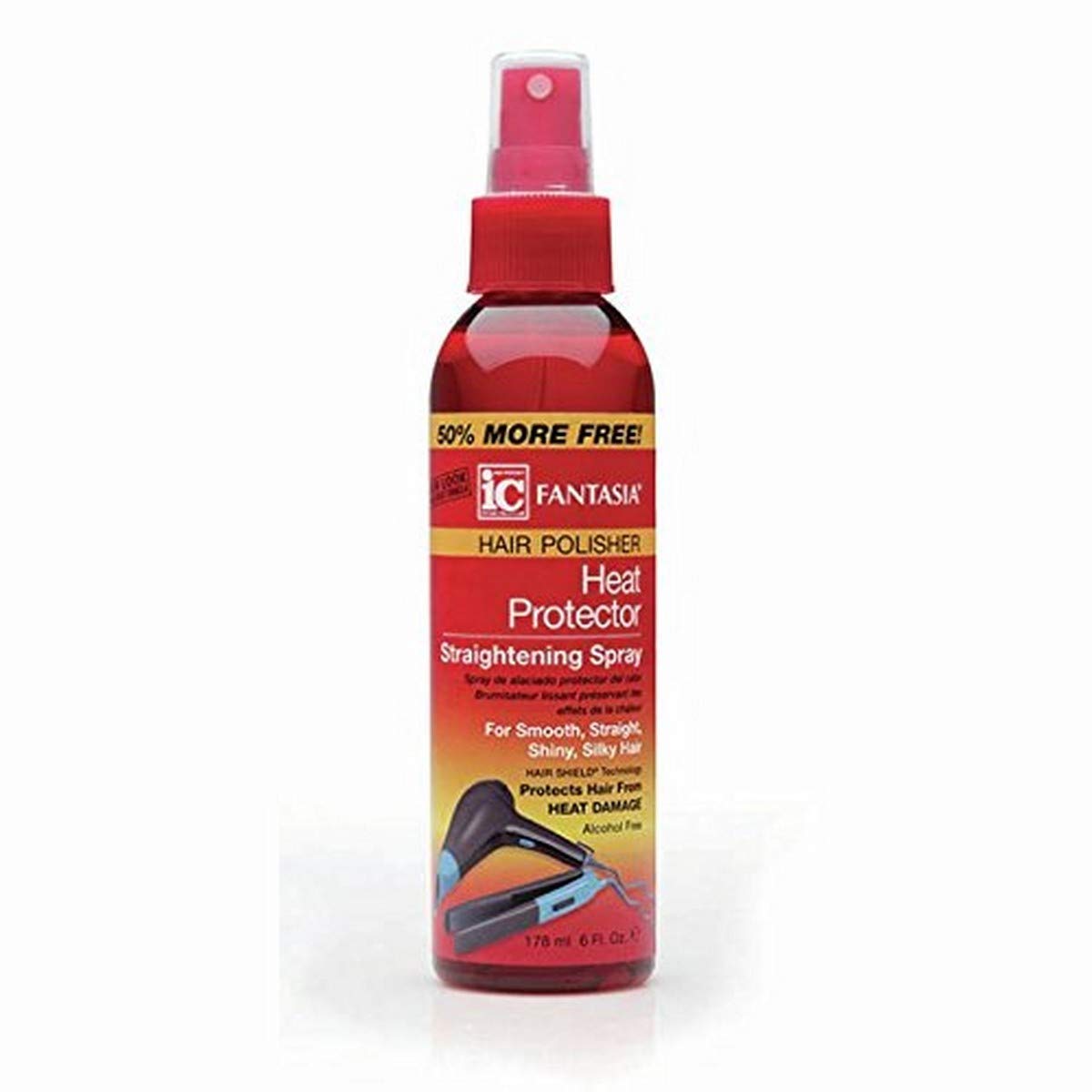 FANTASIA HEAT PROTECTOR STRAIGHTENING SPRAY 6 OZ.