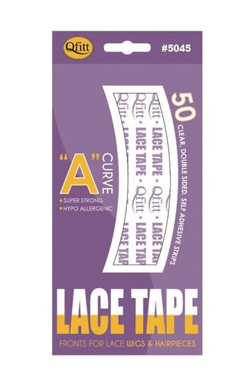 Qfitt Lace Tape Double Sided Curve, 50/P