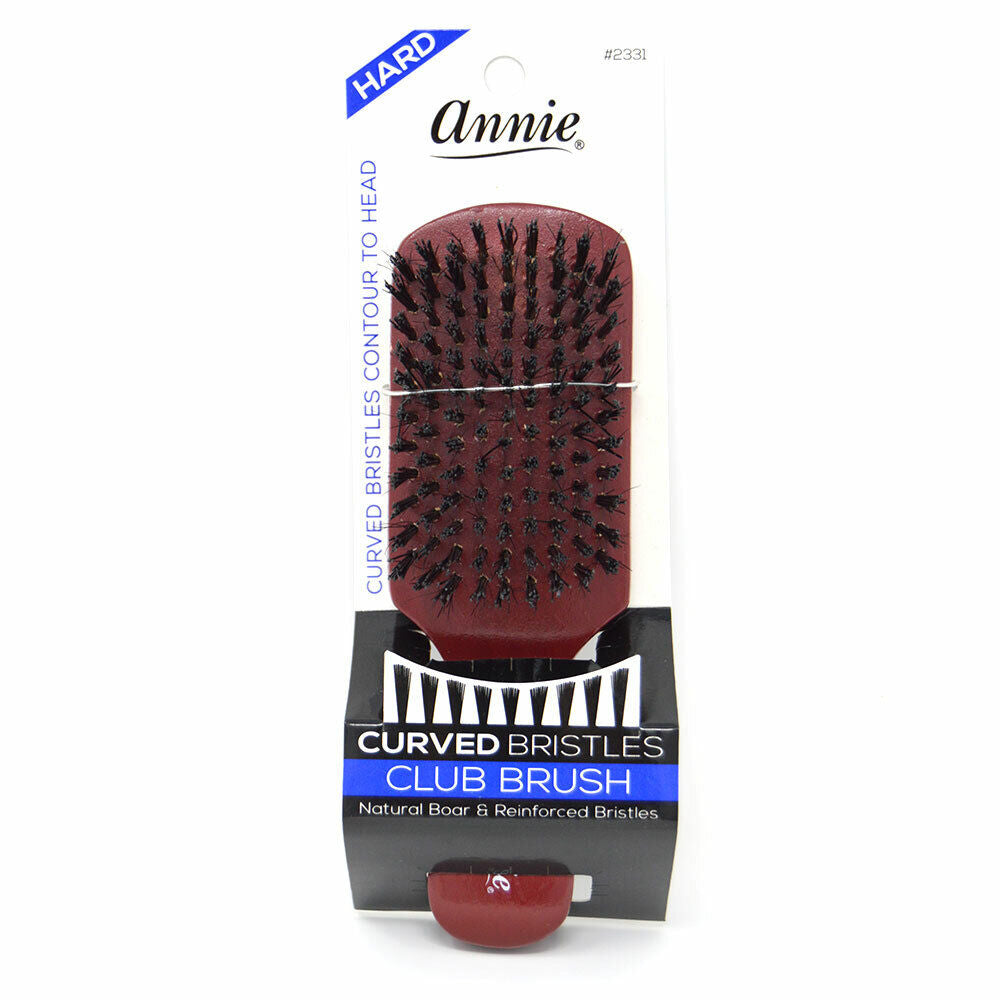 ANNIE HARD CURVED BRISTLES BRUSH
