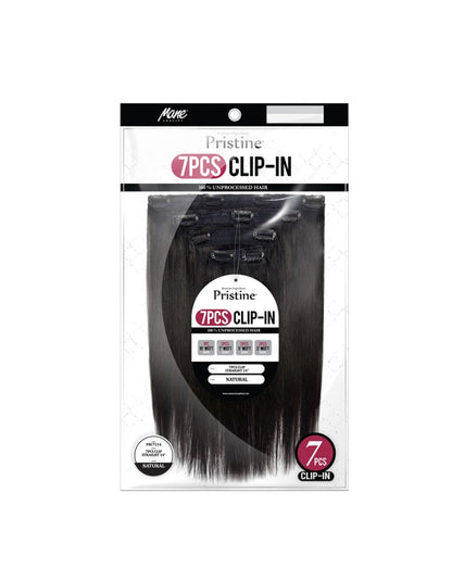 MANE CONCEPT 100% UNPROCESSED STRAIGHT BRAZILIAN VIRGIN REMY 7PCS CLIP-IN