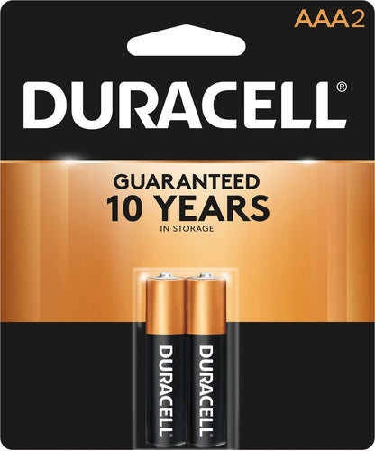 DURACELL COPPERTOP AAA BATTERIES 2/PACK