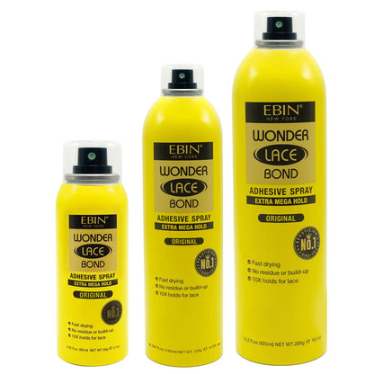 EBIN WONDER LACE BOND WIG ADHESIVE SPRAY - EXTRA MEGA HOLD