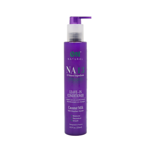 ON NATURAL NA13 LEAVE-IN CONDITIONER COCONUT MILK WITH BRAZILIAN KERATIN 8 OZ.