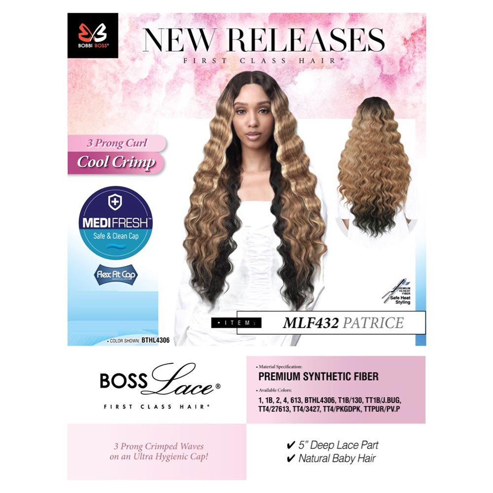 BOBBI BOSS LACE FRONT WIG PATRICE - MLF432