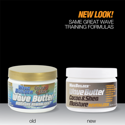 WAVE BUTTER COCOA & SHEA MOISTURE REVITALIZER 5.1OZ.