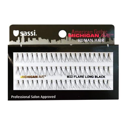 SASSI MICHIGAN AVE BLACK FLARE INDIVIDUAL CLUSTERS