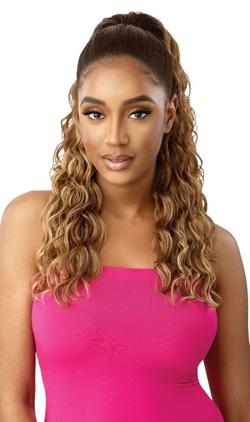 OUTRE PRETTY QUICK DRAWSTRING PONYTAIL - MAHINA