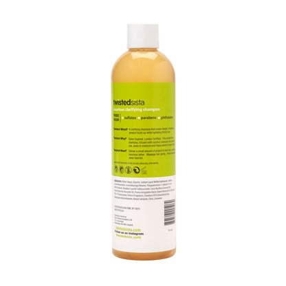 TWISTED SISTA LUXURIOUS CLARIFYING SHAMPOO 12 FL.OZ.