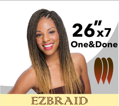 EZBRAID ONE & DONE 26”- 7X