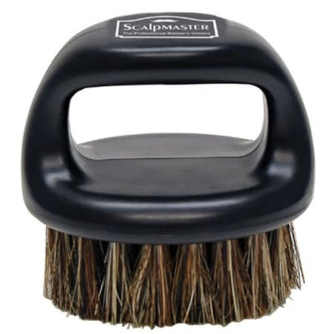 SCALPMASTER 100% BOAR BRISTLE BARBER BRUSH