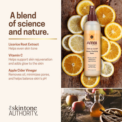 EVEN & CLEAR INTENSE CLARIFYING TONER 8OZ.