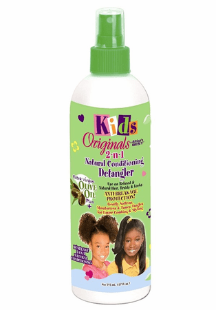 AFRICA'S BEST KIDS ORIGINALS 2-N-1 NATURAL CONDITIONING DETANGLER 12 OZ.