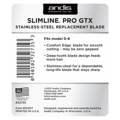 ANDIS T-OUTLINER CORDLESS LI CERAMIC REPLACEMENT BLADE #04590