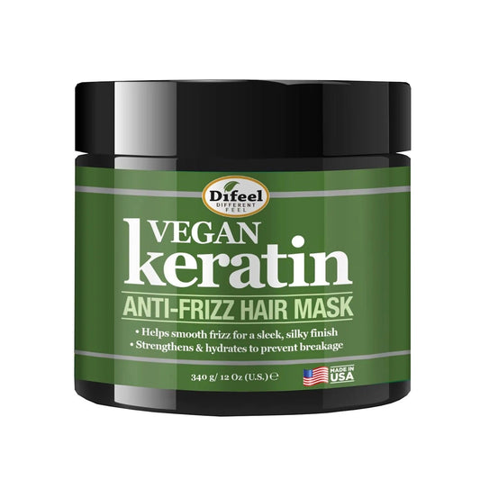 DIFEEL VEGAN KERATIN ANTI FRIZZ HAIR MASK 12 OZ.