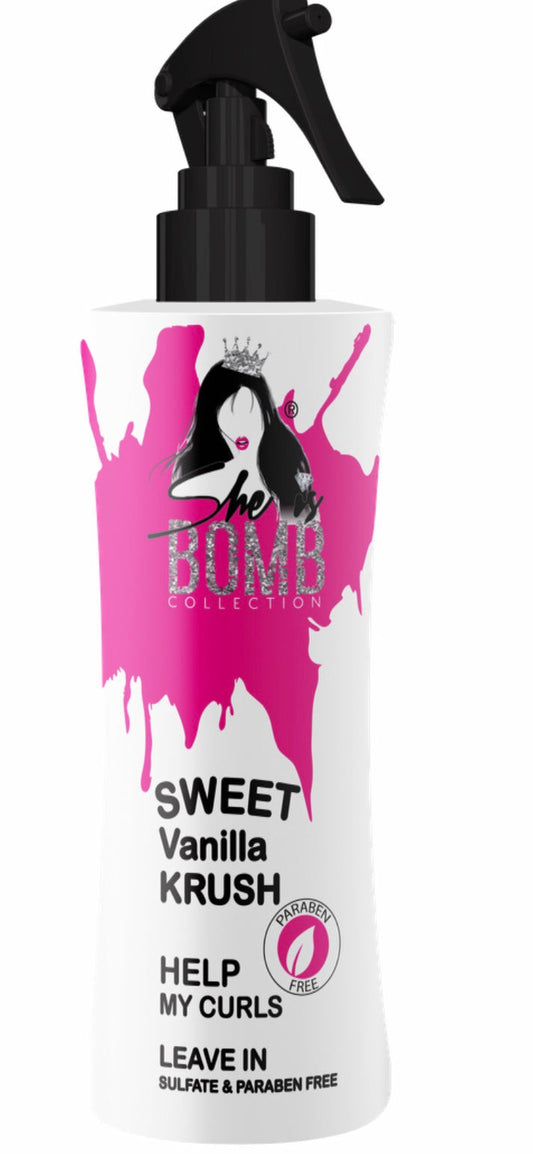 SHE IS BOMB COLLECTION SWEET VANILLA KRUSH 7.95 OZ.
