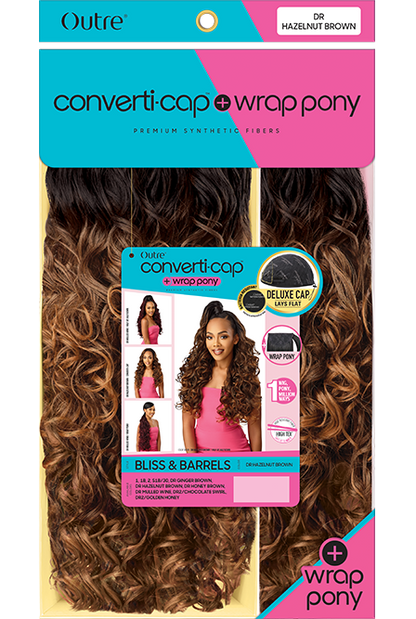 OUTRE CONVERTI CAP + WRAP PONY SYNTHETIC WIG - BLISS & BARRELS