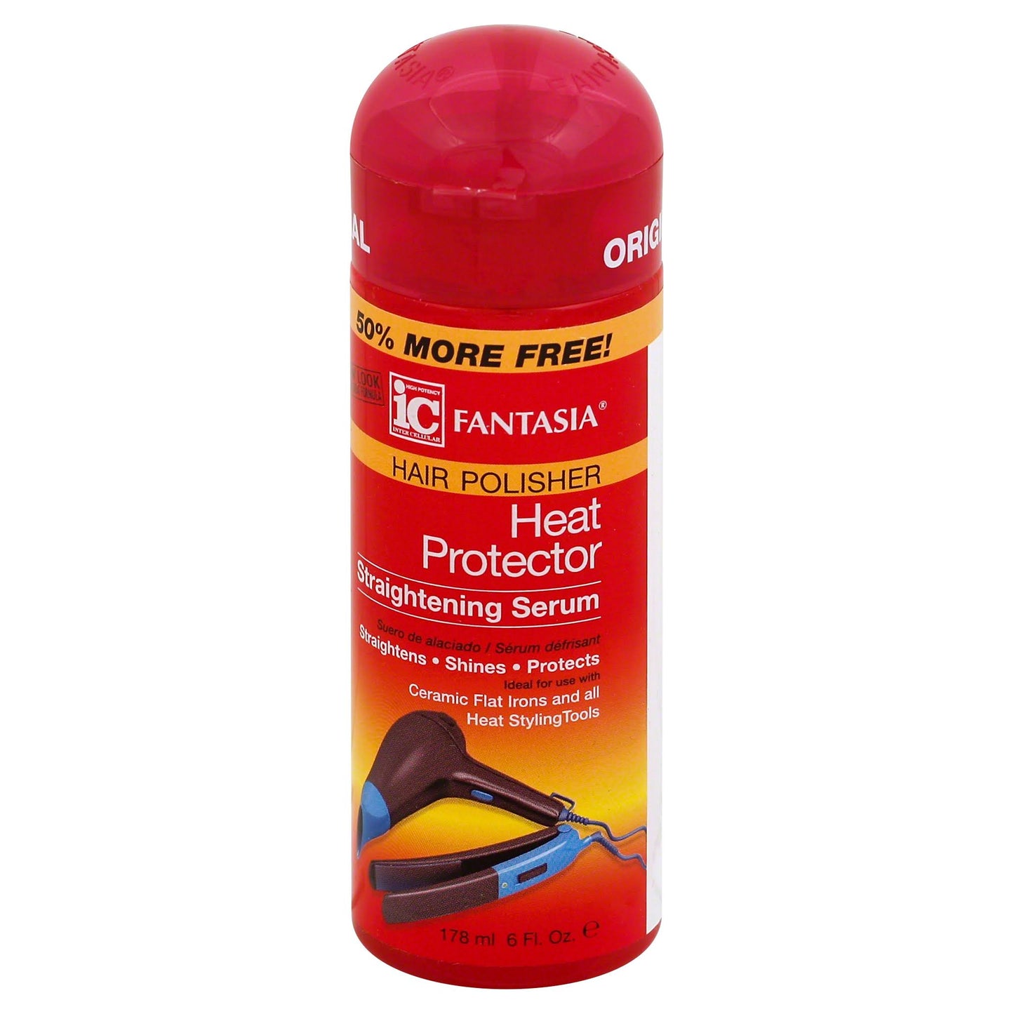 FANTASIA HAIR POLISHER HEAT PROTECTOR STRAIGHTENING SERUM