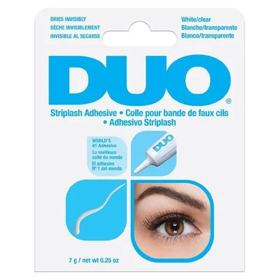 DUO STRIPLASH ADHESIVE (WHITE & CLEAR) 0.25 OZ.