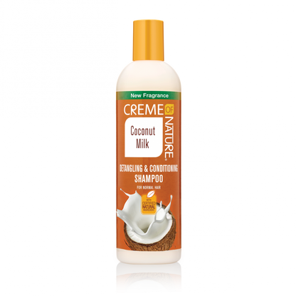 CRÈME OF NATURE COCONUT MILK DETANGLING & CONDITIONING SHAMPOO 12 OZ.