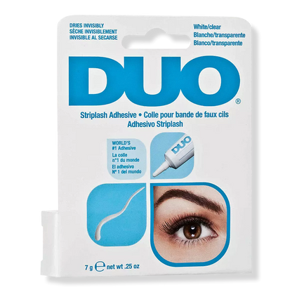 DUO STRIPLASH ADHESIVE (WHITE & CLEAR) 0.25 OZ.