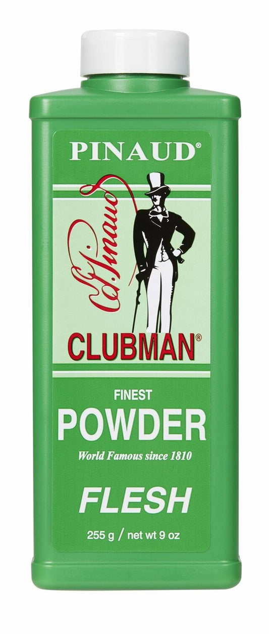 CLUBMAN FLESH TONE POWDER 9 OZ.