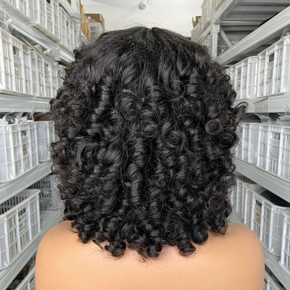 I SLAY HAIR 100% VIRGIN HUMAN HAIR - DEEP ROSE CURLS BOB WIG - 12”