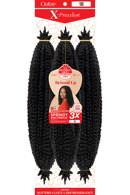 Outre X-Pression Twisted Up Springy Afro Twist 24" - 3X