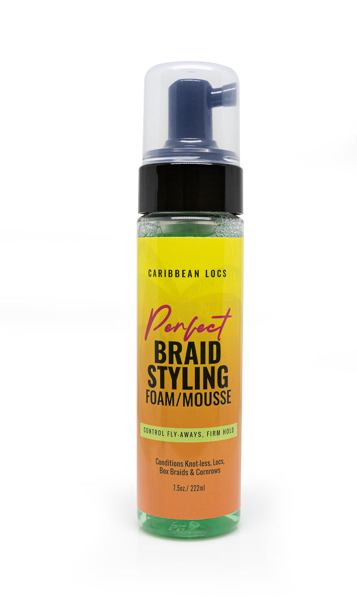 CARIBBEAN LOCS PERFECT BRAID STYLING FOAM/MOUSSE 7.5 OZ.