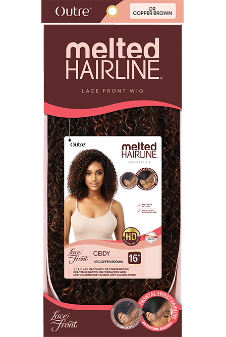 MELTED HAIRLINE HD TRANSPARENT LACE FRONT WIG - CEIDY