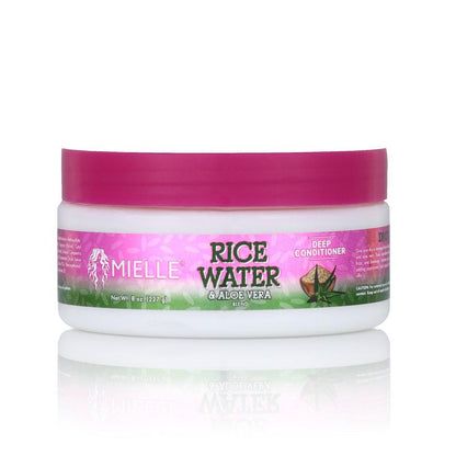 MIELLE  RICE WATER & ALOE DEEP CONDITIONER 8 OZ.