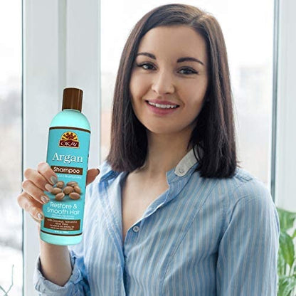 OKAY RESTORATIVE ARGAN SHAMPOO 12OZ.