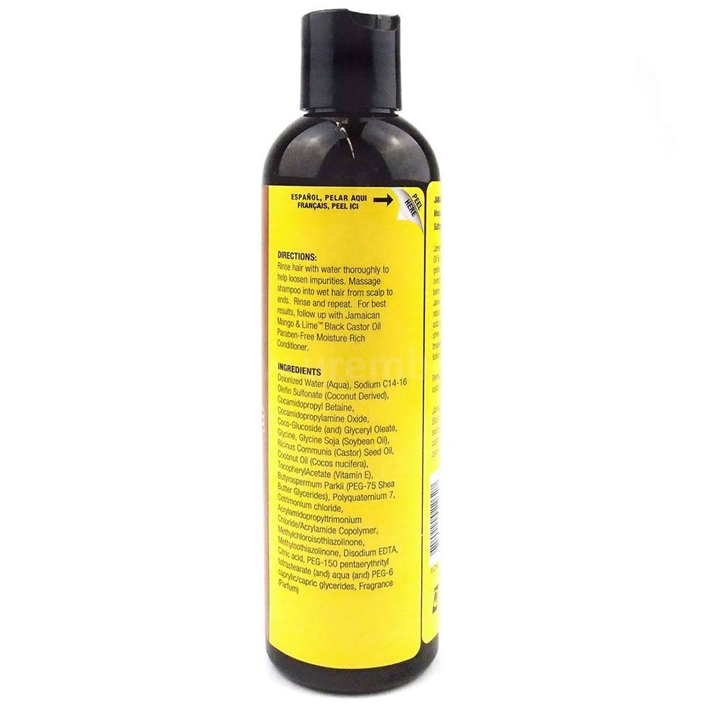JAMAICAN MANGO & LIME- BLACK CASTOR OIL SHAMPOO 8 FL.OZ.
