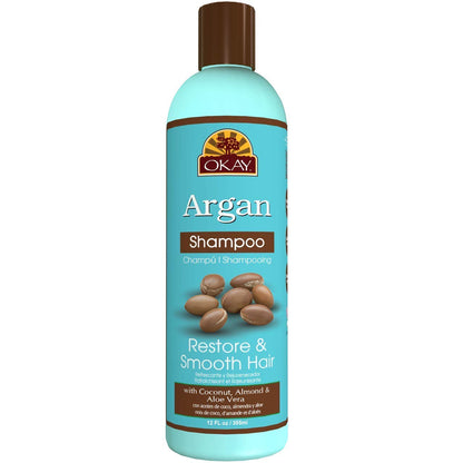 OKAY RESTORATIVE ARGAN SHAMPOO 12OZ.