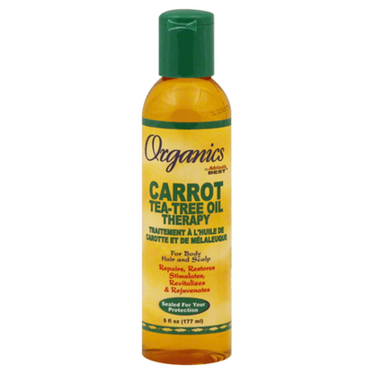 AFRICA’S BEST ORGANICS CARROT T-TREE OIL THERAPY 6 OZ.