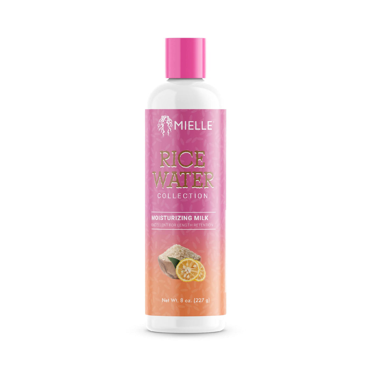 MIELLE RICE WATER MOISTURIZING MILK 8 OZ.