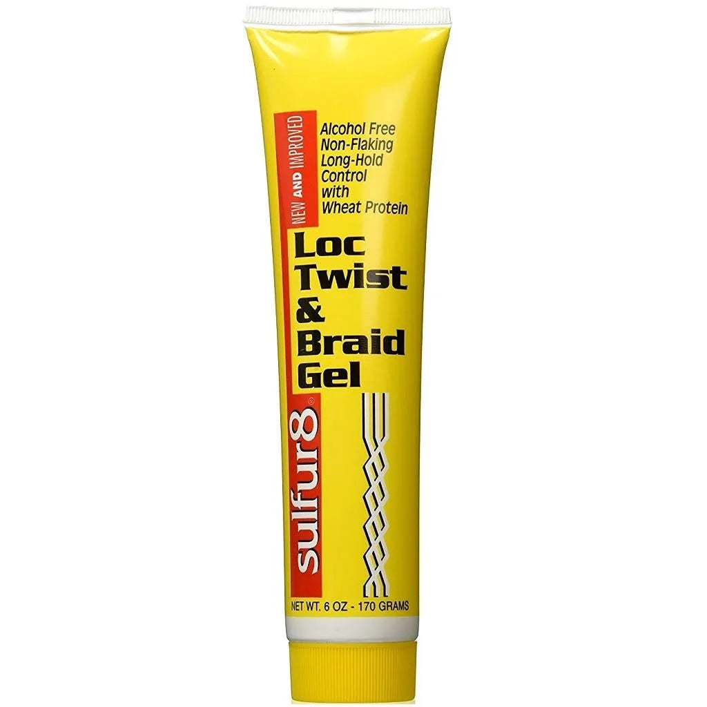 SULFUR8 LOC TWIST & BRAID GEL 6 OZ.