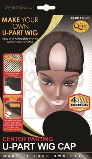 QFITT CENTER PARTING U-PART WIG CAP
