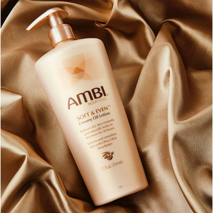 SOFT & EVEN CREAMY OIL LOTION 12 OZ.