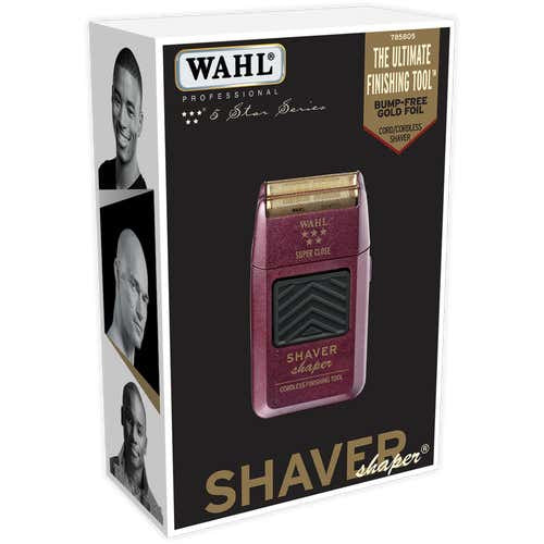 WAHL 5 STAR CORD/CORDLESS SHAVER/SHAPER - RED