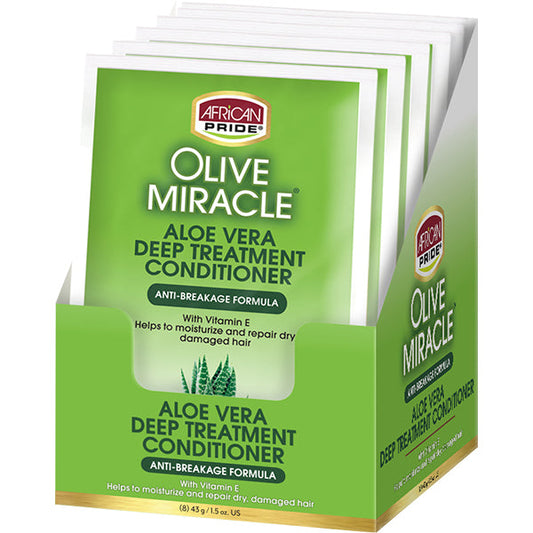 AFRICAN PRIDE OLIVE MIRACLE DEEP TREATMENT CONDITIONER 1.5 OZ.
