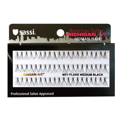 SASSI MICHIGAN AVE BLACK FLARE INDIVIDUAL CLUSTERS