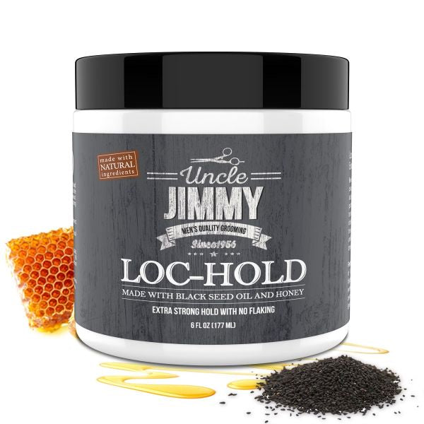 UNCLE JIMMY LOC HOLD PREMIUM HAIR STYLING POMADE/HAIR WAX 6 OZ.