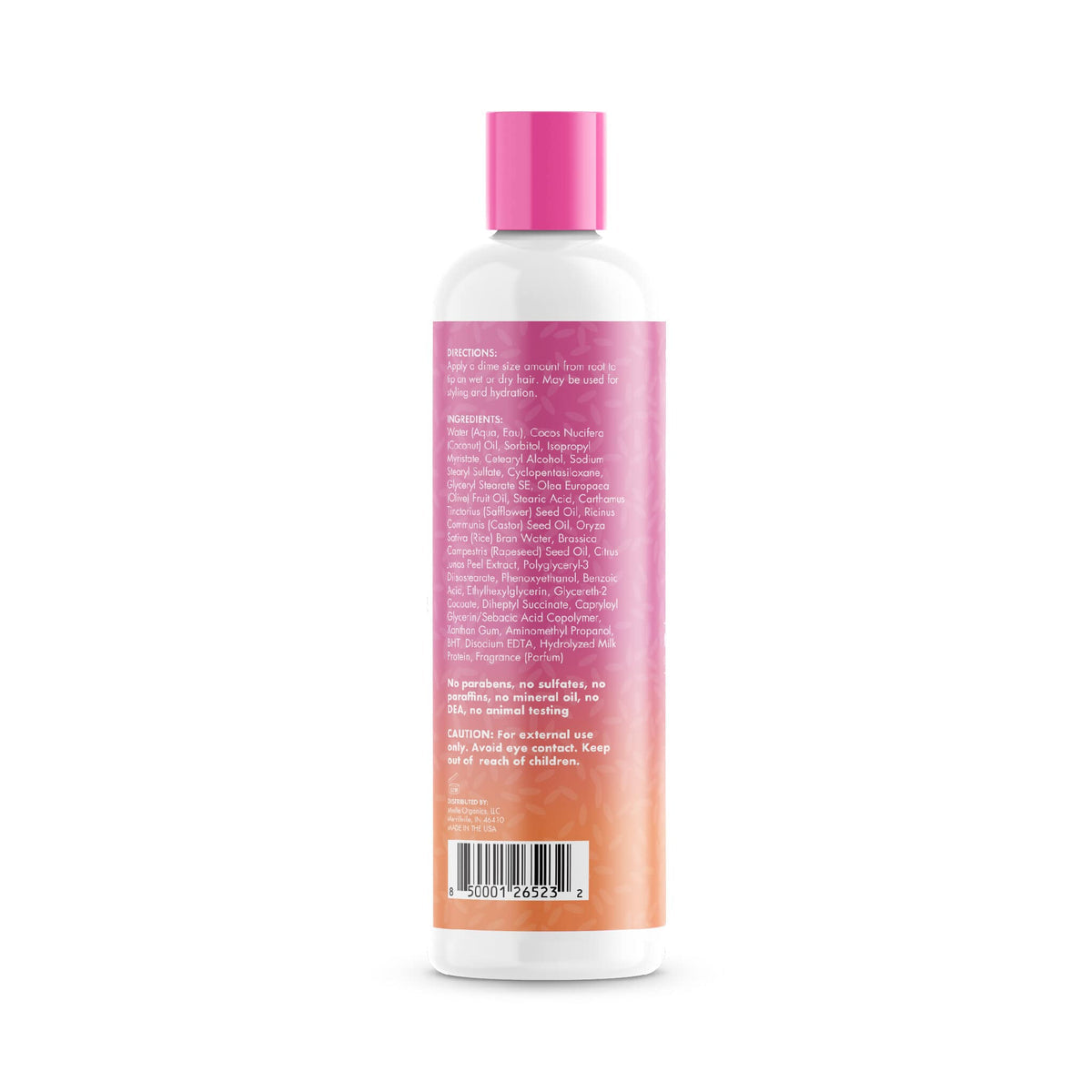 MIELLE RICE WATER MOISTURIZING MILK 8 OZ.