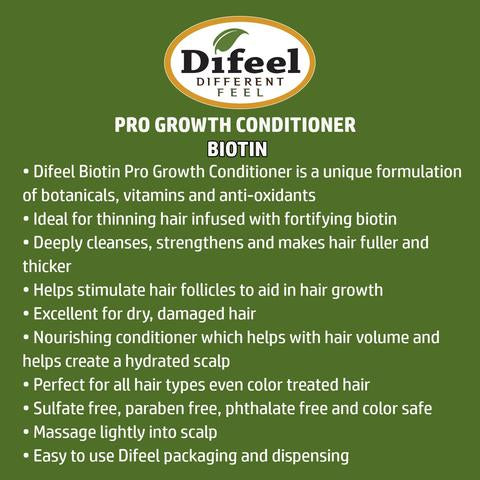 DIFEEL BIOTIN PRO-GROWTH SHAMPOO 12 FL.OZ.