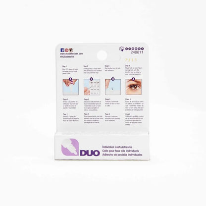 DUO INDIVIDUAL LASH ADHESIVE, CLEAR, 0.25 OZ