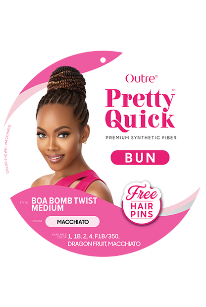 PRETTY QUICK BUN - BOA BOMB TWIST MEDIUM